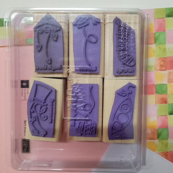 Stampin Up  Event Full Wooden Block Rubber Stamp Set - Picture 3 of 8